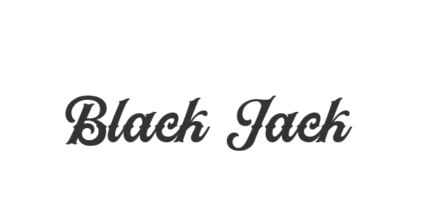 Black Jack Script font thumbnail